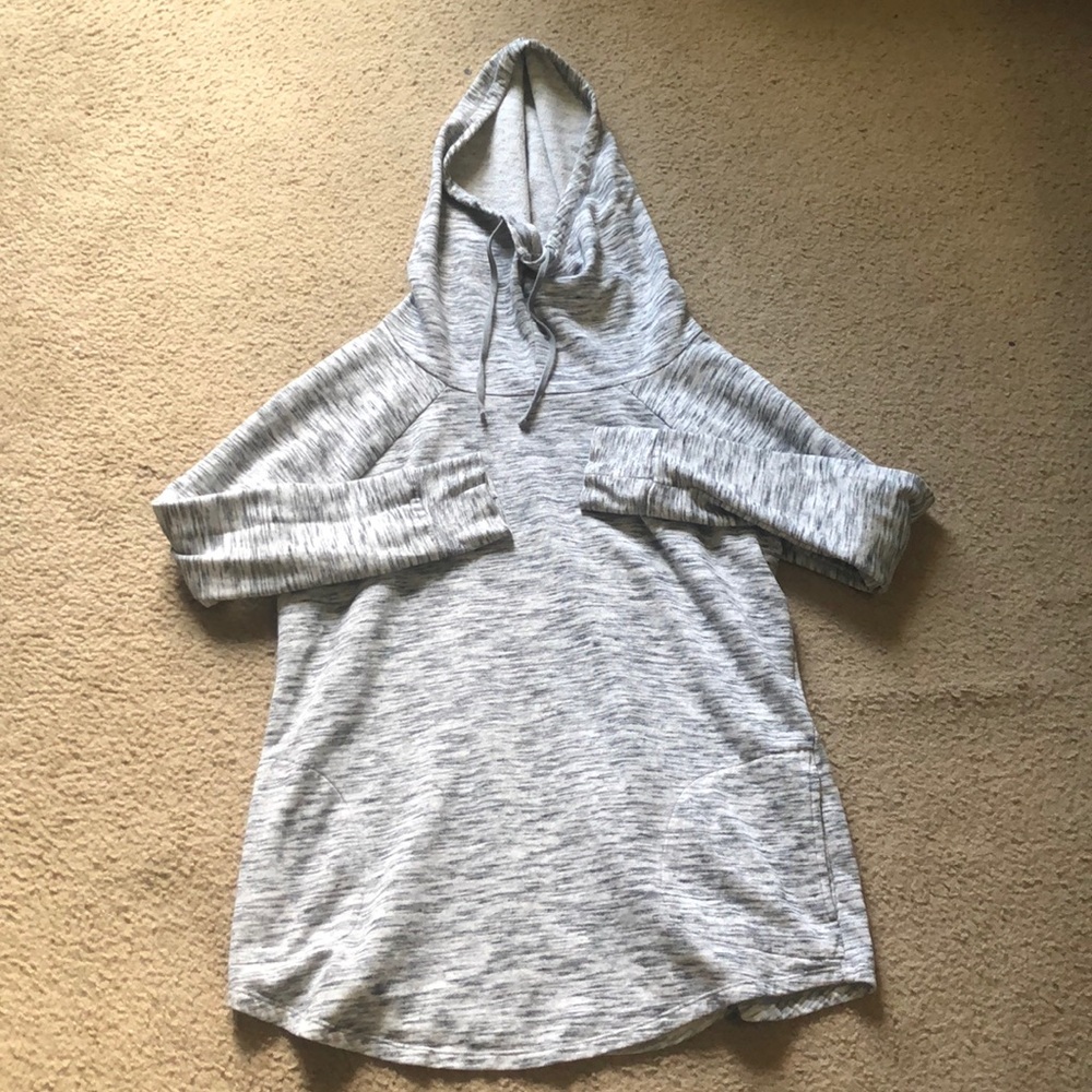 Long waist hoodie